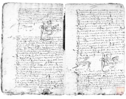 Ejemplo de manuscrito con dificultad especial por las firmas y la propia escritura procesal