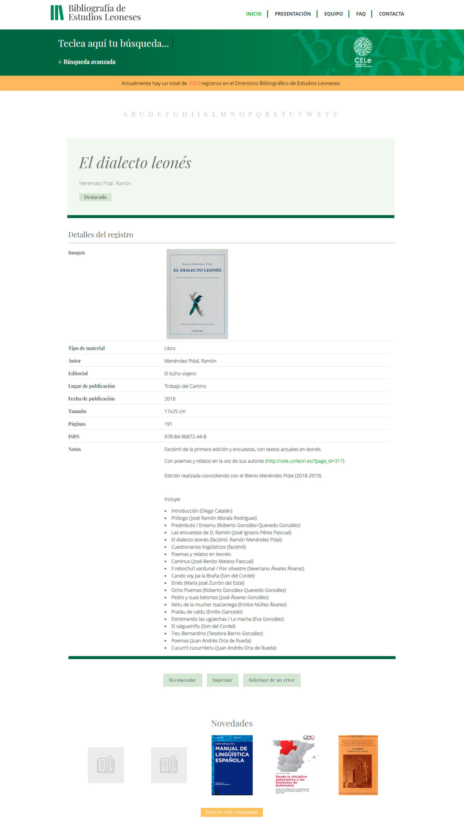 Bibliografía de Estudios Leoneses