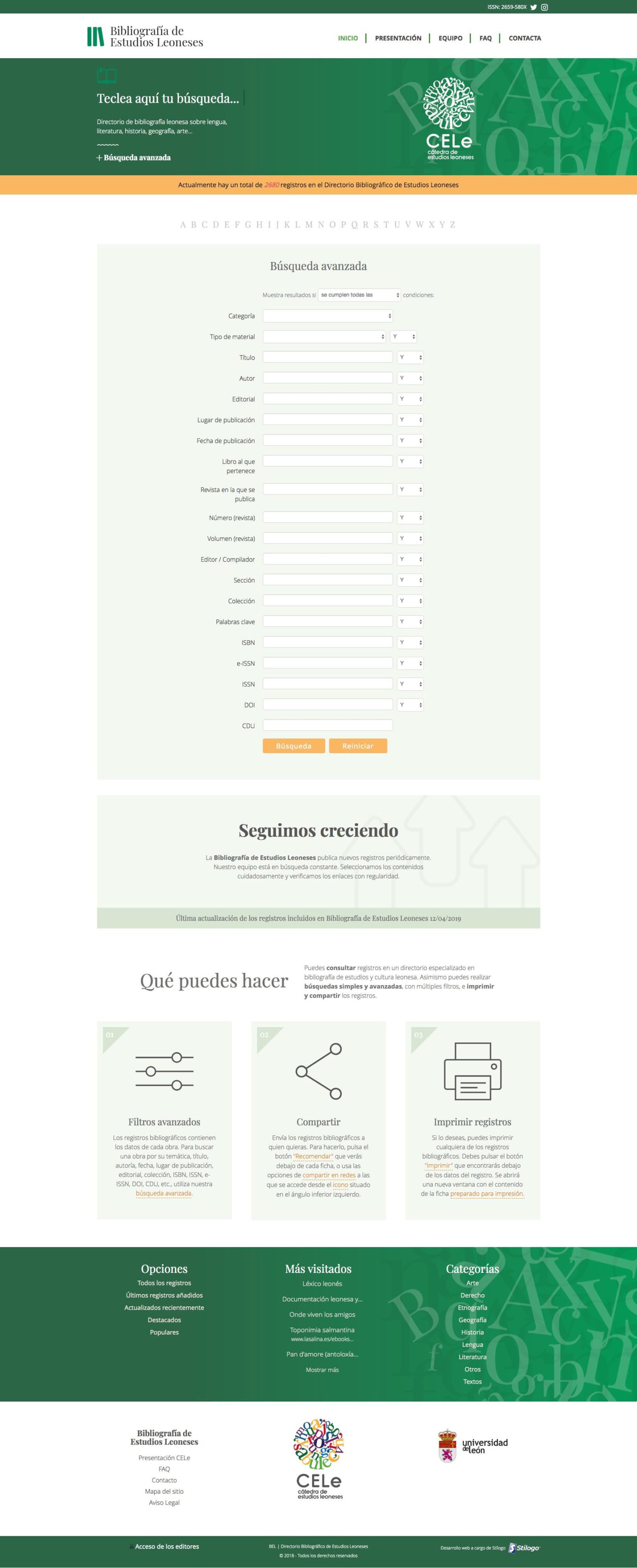 Bibliografía de Estudios Leoneses