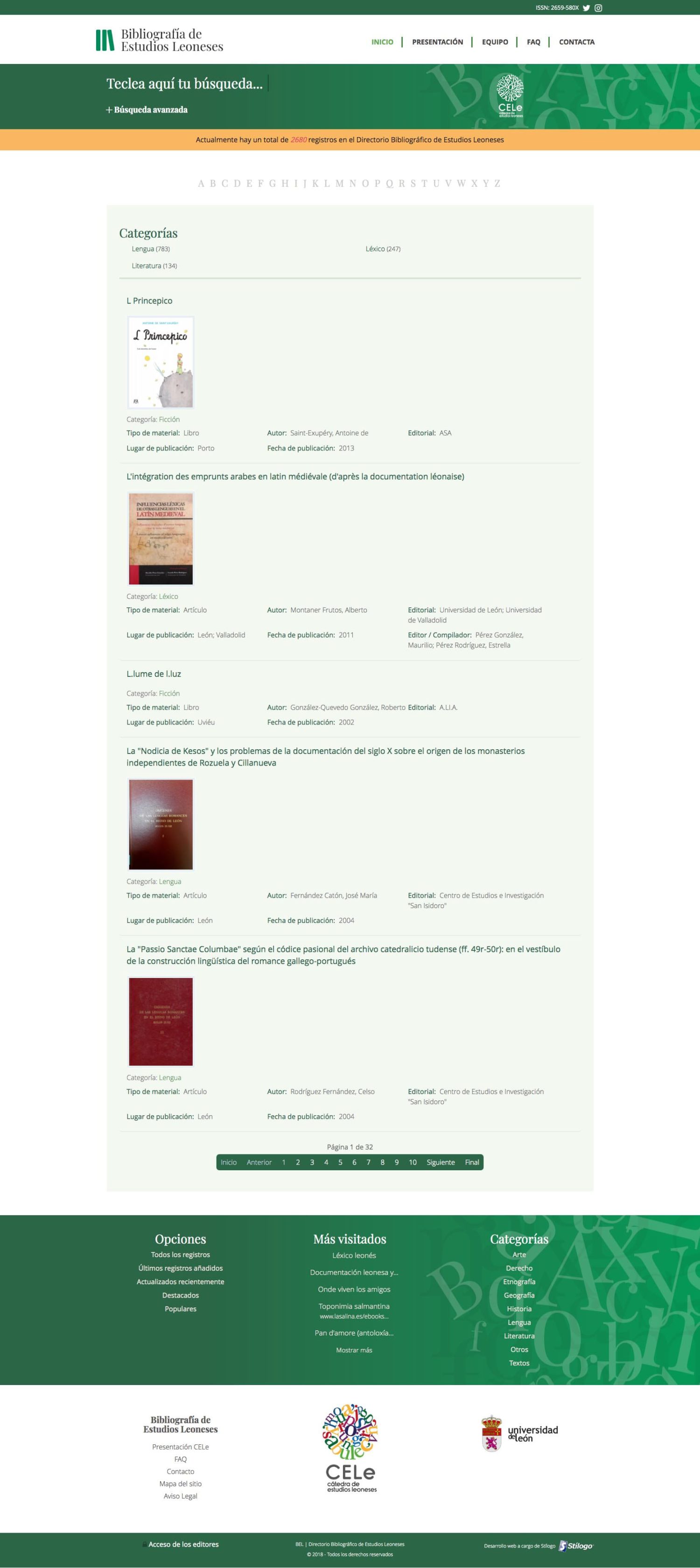 Bibliografía de Estudios Leoneses