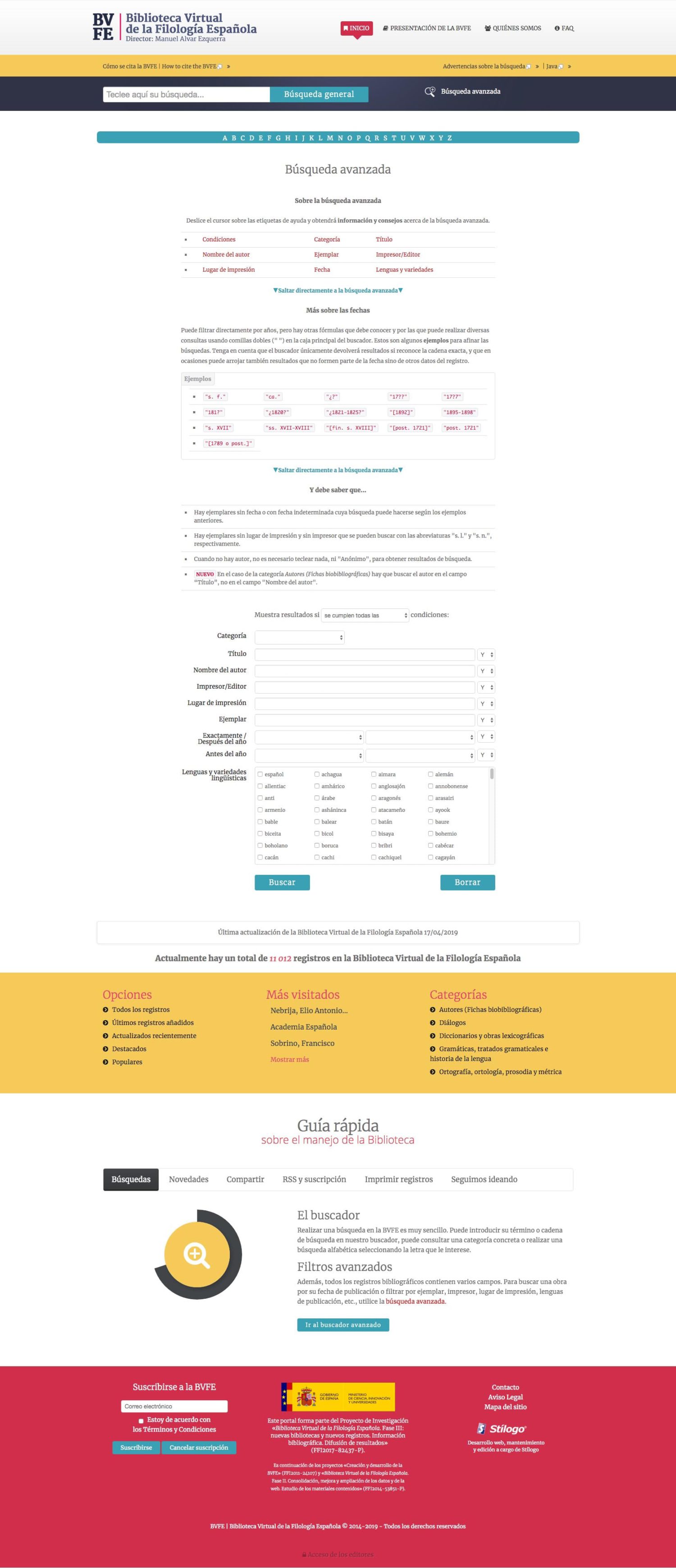 Biblioteca Virtual de la Filología Española