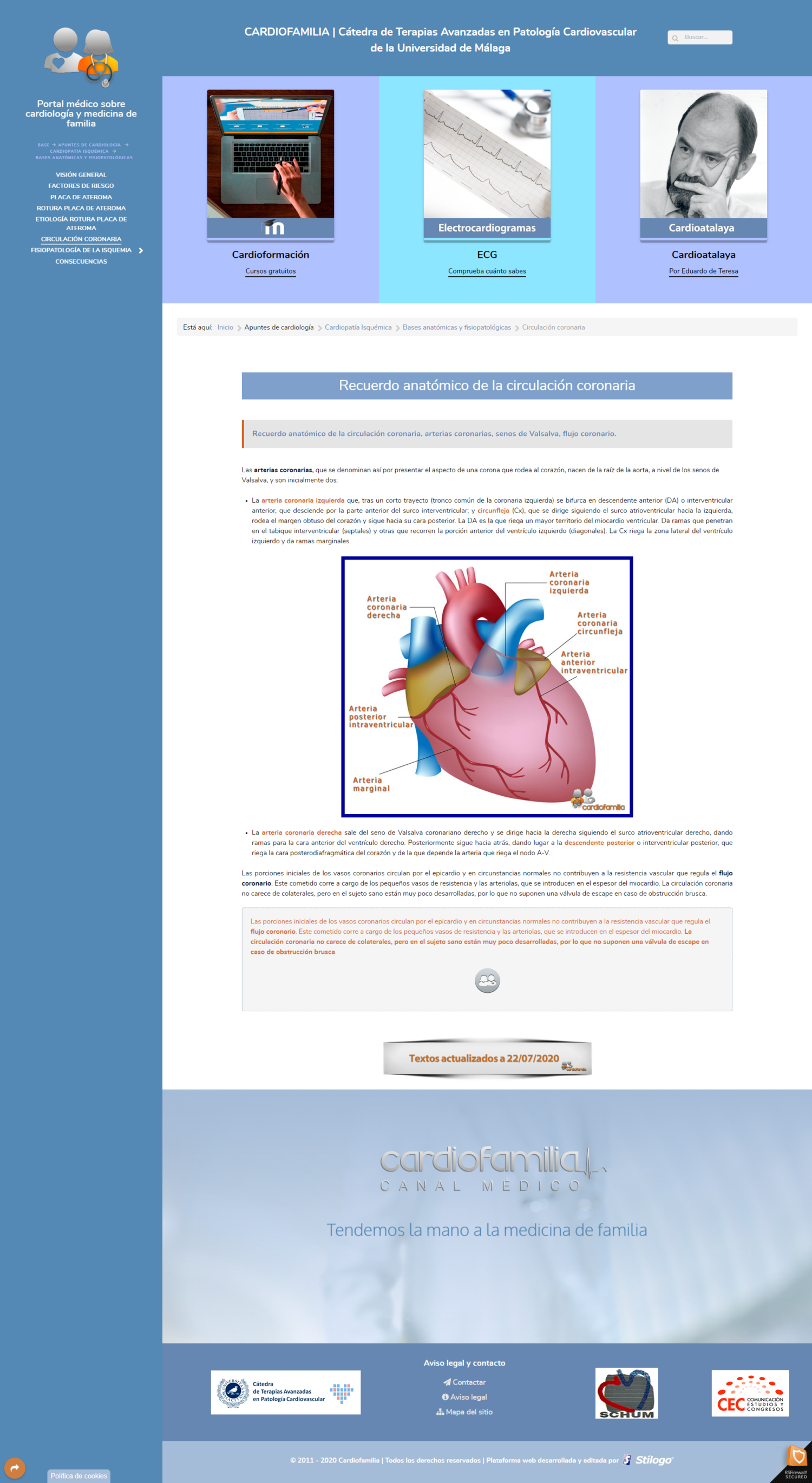Cardiofamilia y Cardioformación (Cátedra del Corazón)