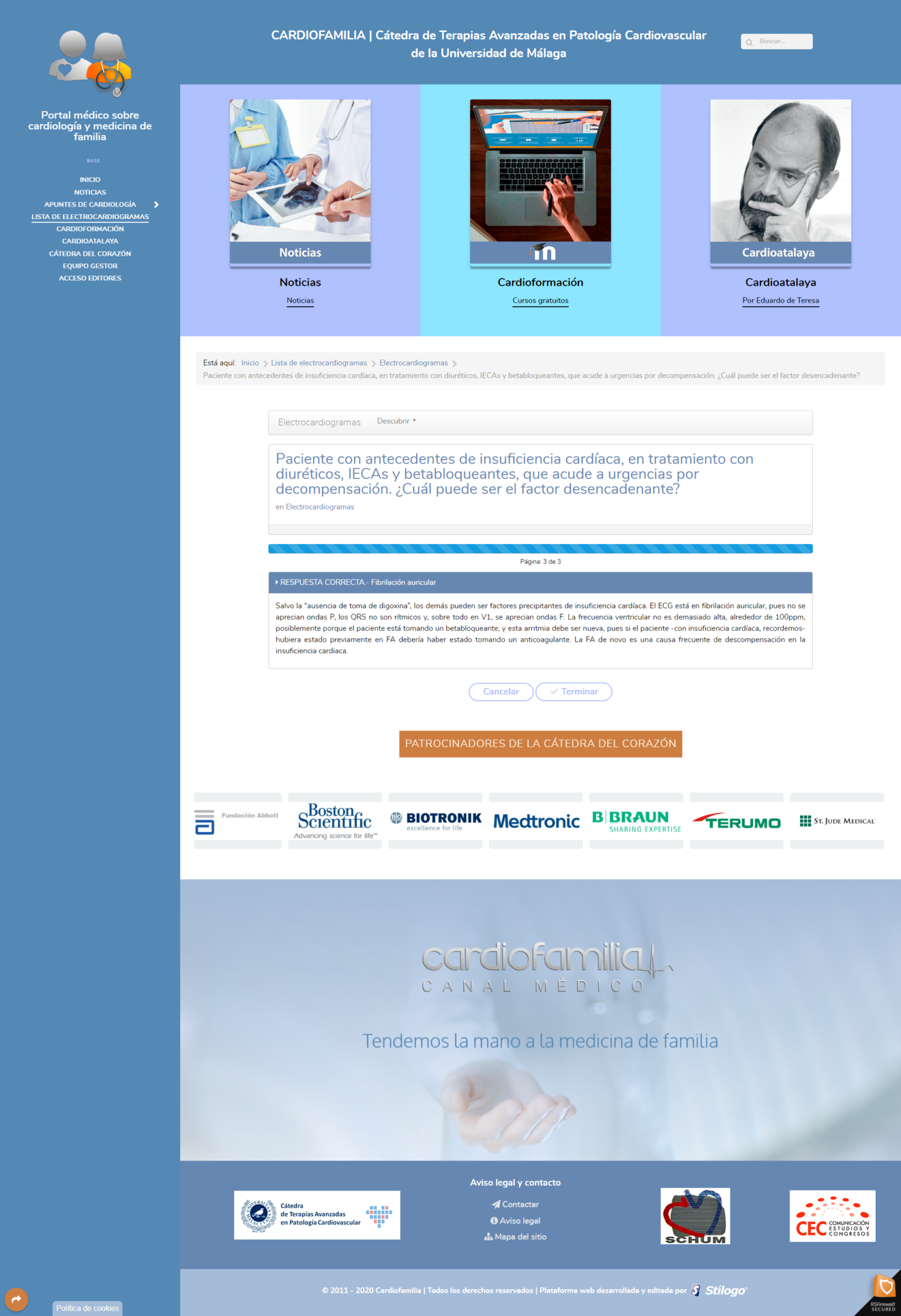 Cardiofamilia y Cardioformación (Cátedra del Corazón)