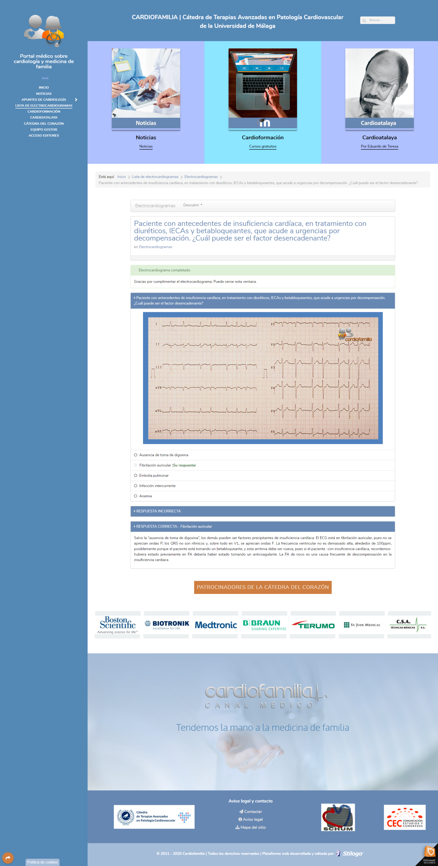 Cardiofamilia y Cardioformación (Cátedra del Corazón)