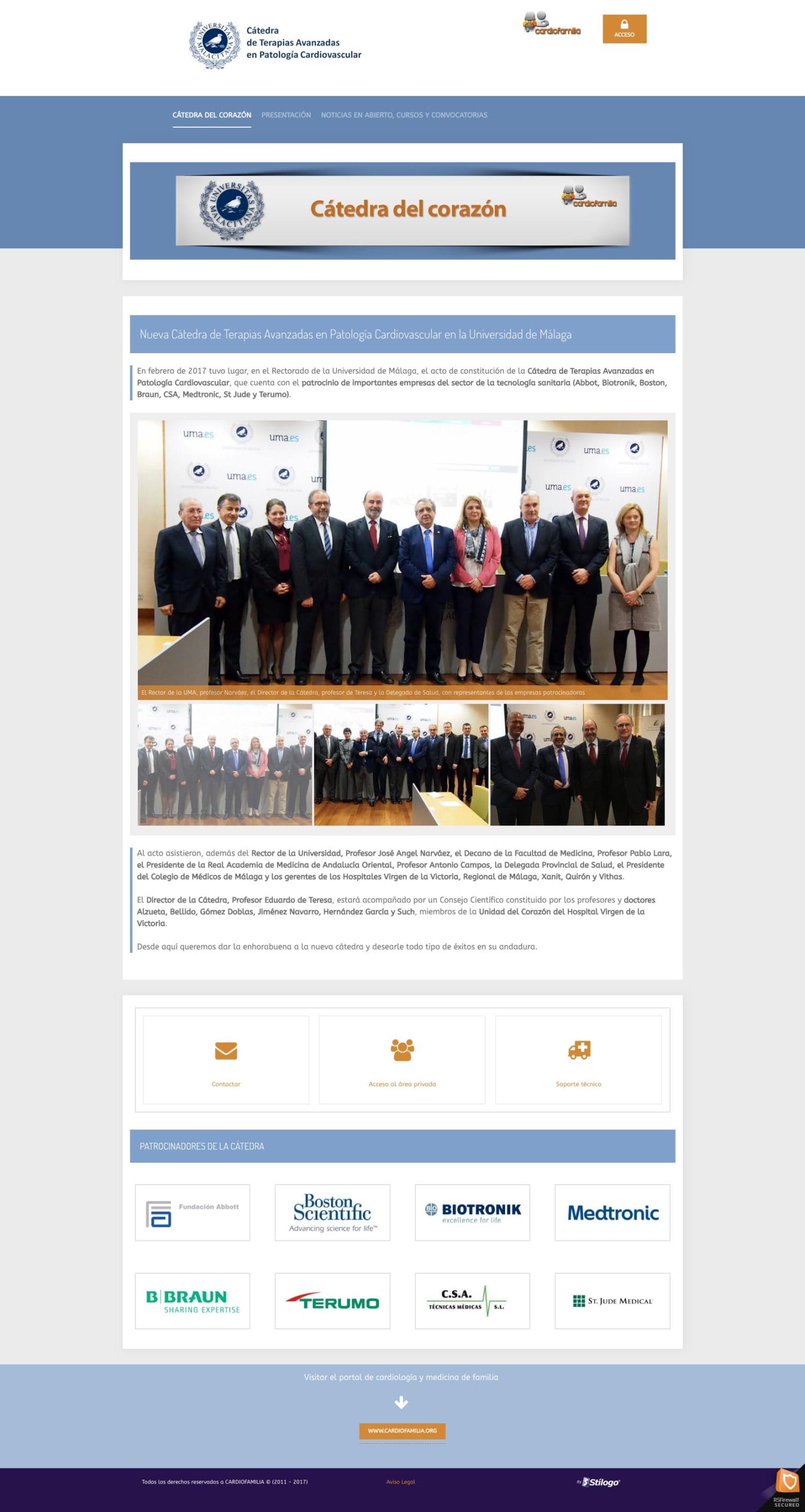 Cardiofamilia y Cardioformación (Cátedra del Corazón)