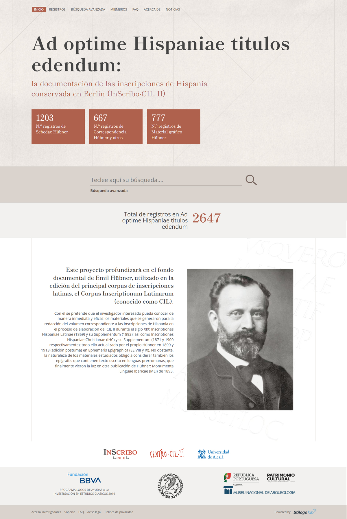 Ad optime Hispaniae titulos edendum