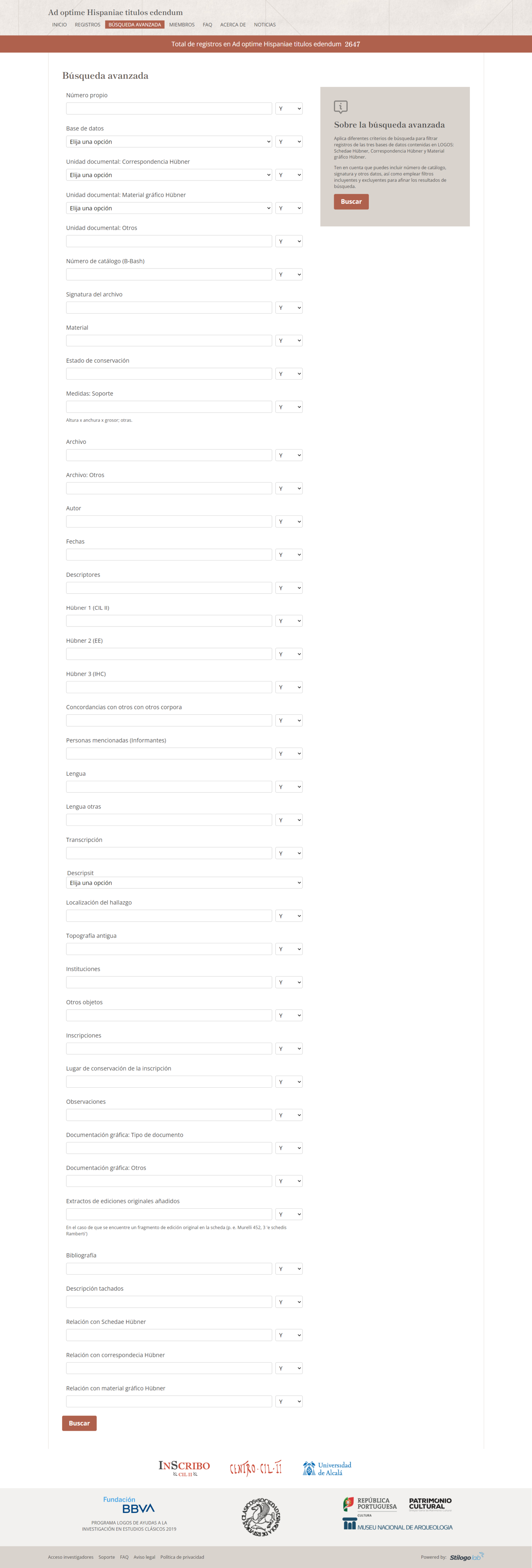 Ad optime Hispaniae titulos edendum