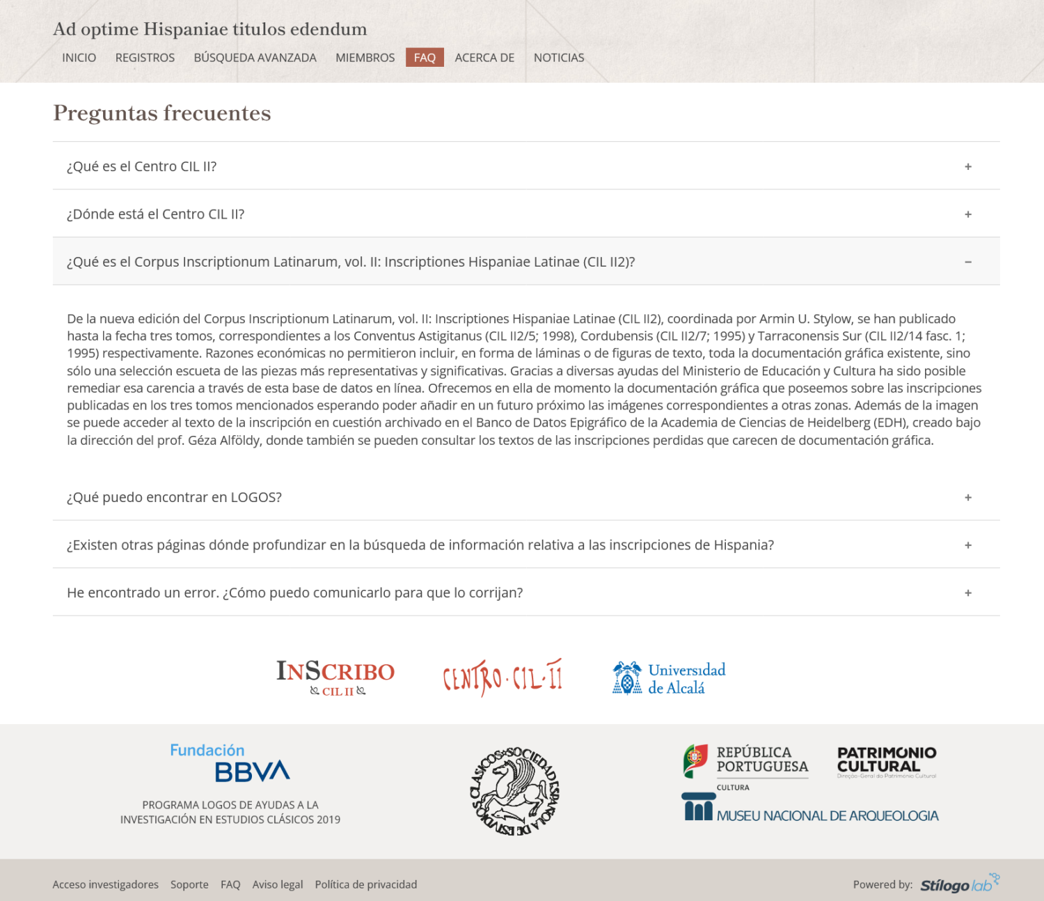 Ad optime Hispaniae titulos edendum