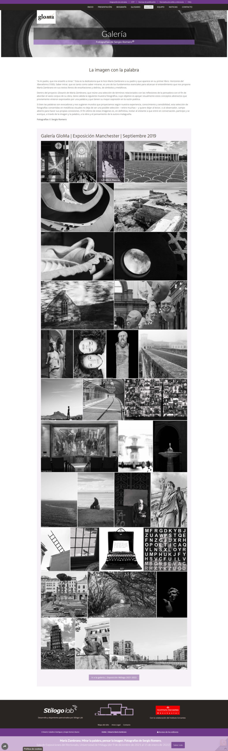 GloMa: Glosario sobre María Zambrano