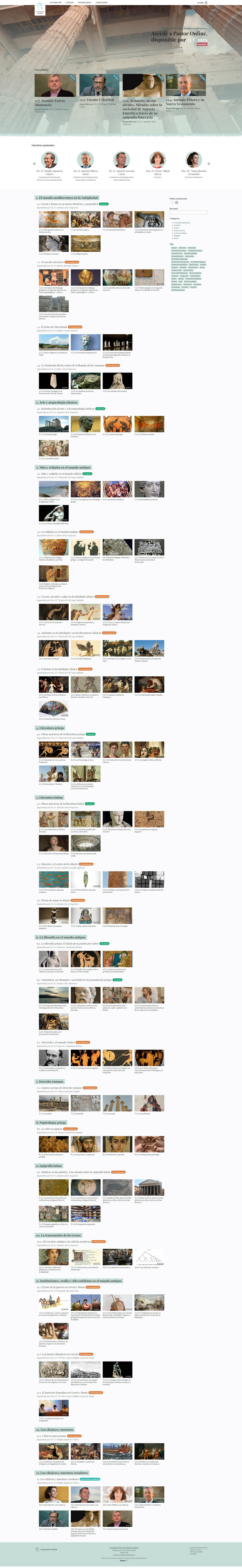 Fundación Pastor de Estudios Clásicos