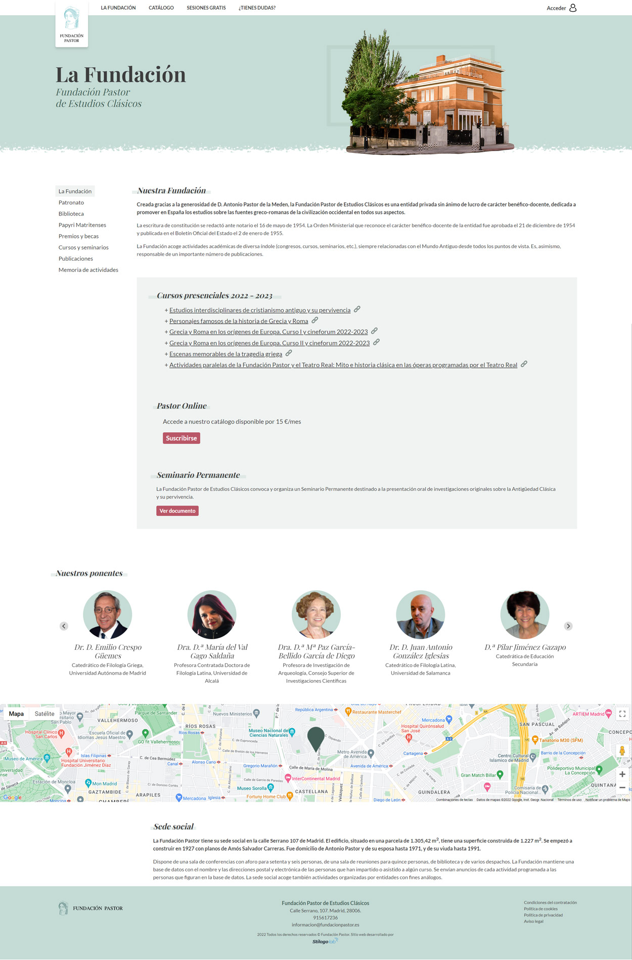 Fundación Pastor de Estudios Clásicos