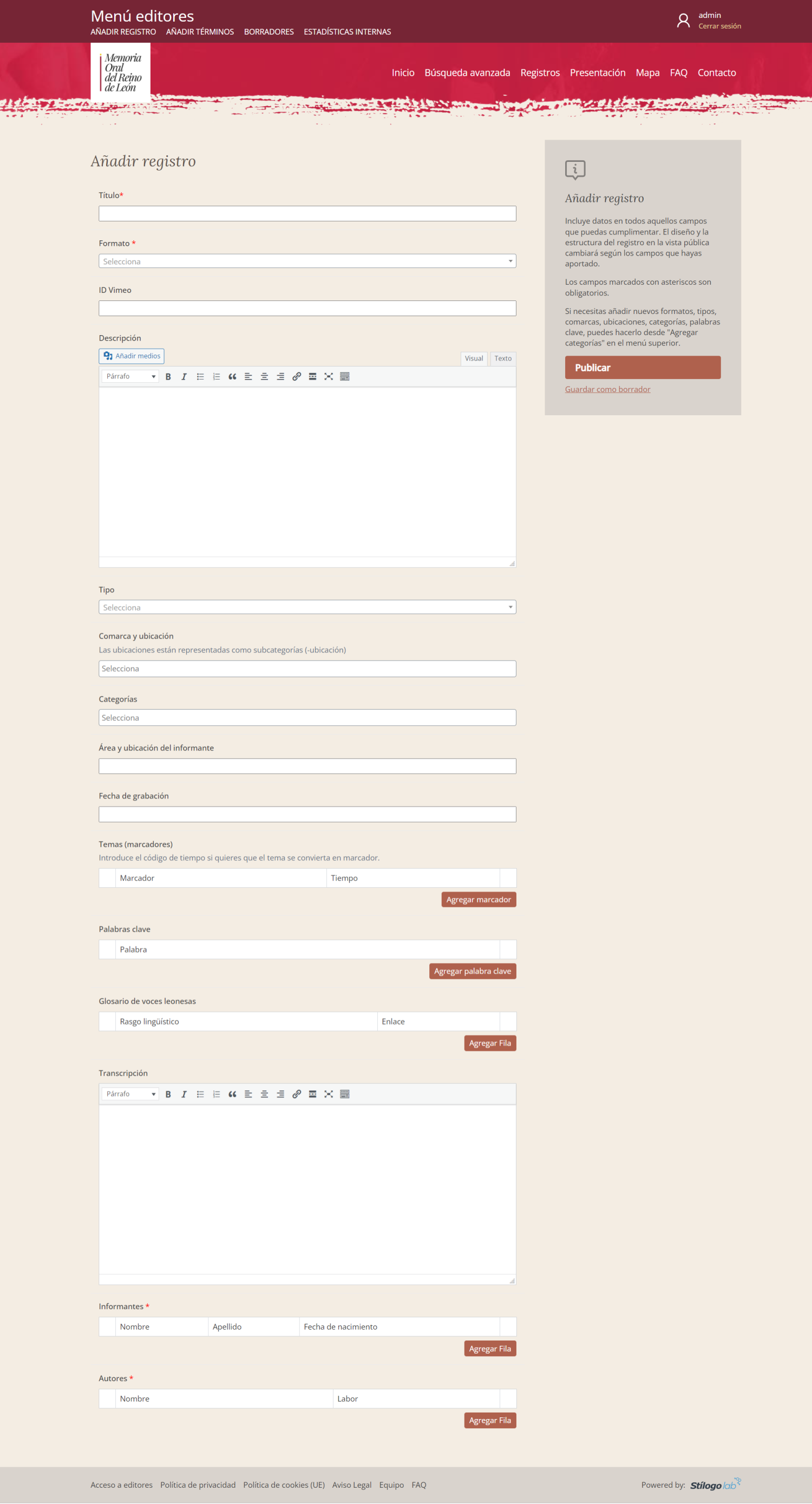 Memoria Oral del Reino de León