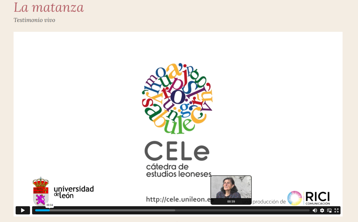 Memoria Oral del Reino de León